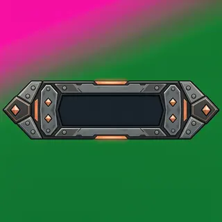 empty status bar frame, hover-highlighted state