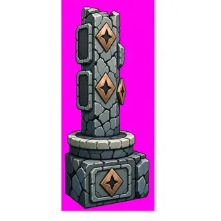 weathered broken pillar