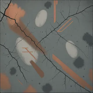 damp stained concrete