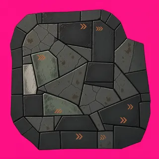 hairline ground cracks, irregular arrangement