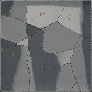 weathered stained concrete