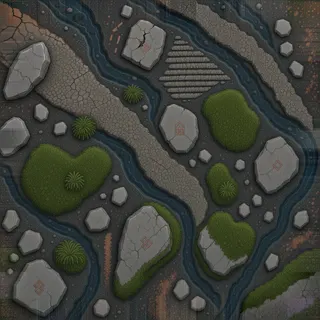 overgrown bank sediment