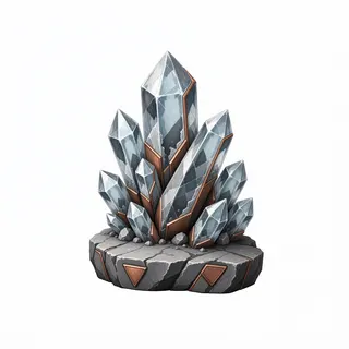 clean crystal cluster
