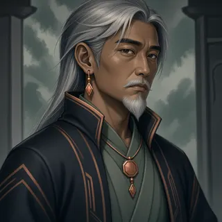 original adult scholar, calm expression