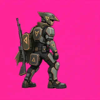 original adult scout enemy, facing east