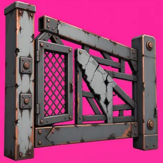 damaged gate