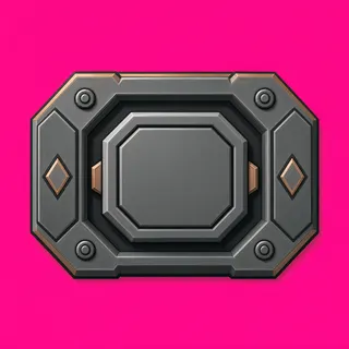 unlabelled button, disabled-muted state