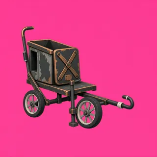 damaged abandoned cart