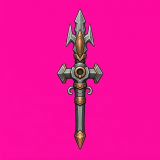 staff, ornate design