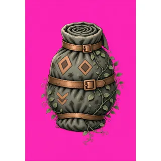 overgrown supply sack