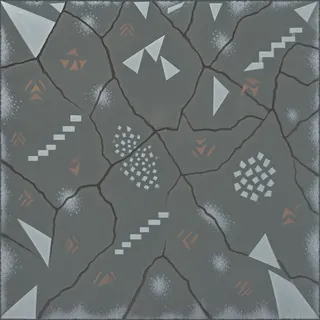 frosted earthen floor