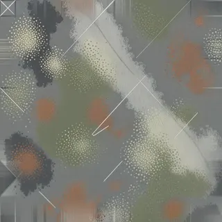 lichen-speckled stained concrete