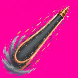 projectile trail