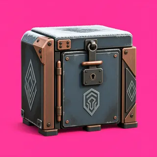 frosted storage chest