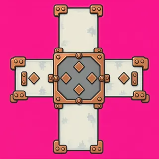 wall cross junction, intact