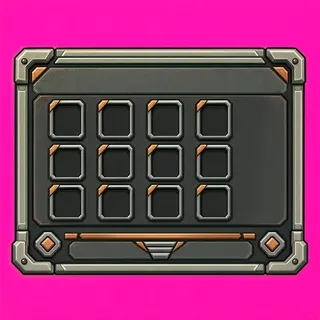 empty inventory panel, keyboard-focused state
