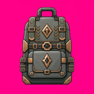 backpack, ornate design