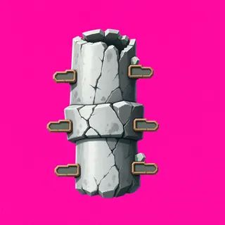 frosted broken pillar