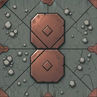 weathered earthen floor
