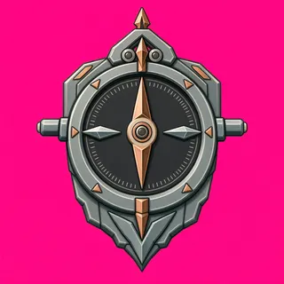 compass, ornate design
