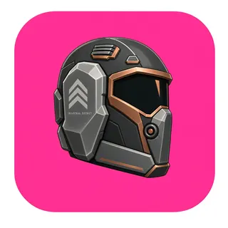 helmet, rare accent design