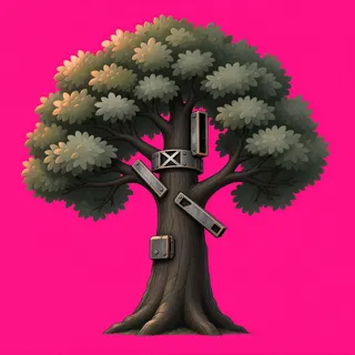 clean standing tree