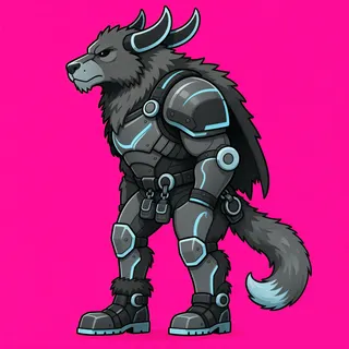 original adult beast enemy, facing west