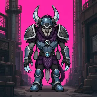 original adult beast enemy, facing south
