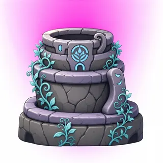 overgrown relic pedestal