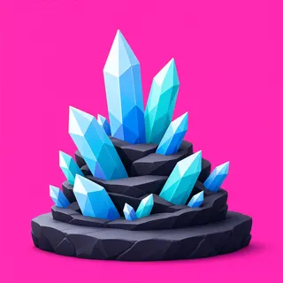 clean crystal cluster