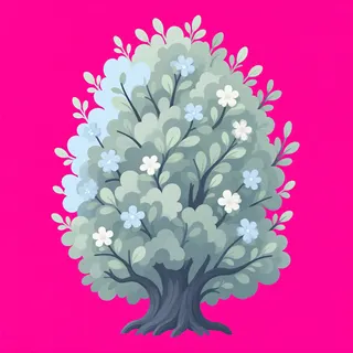 overgrown tall shrub
