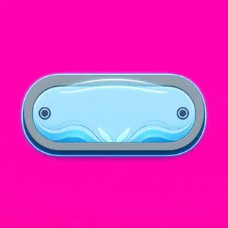 unlabelled button, selected state