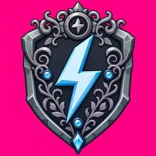 lightning bolt, ornate design