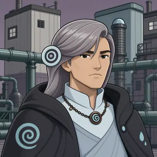 original adult healer, determined expression