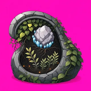 overgrown resource deposit