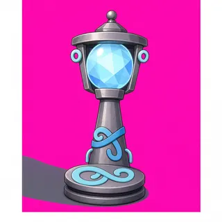 weathered lantern post