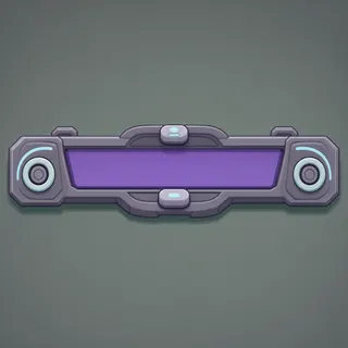 empty status bar frame, keyboard-focused state