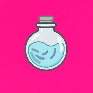 healing potion, plain design