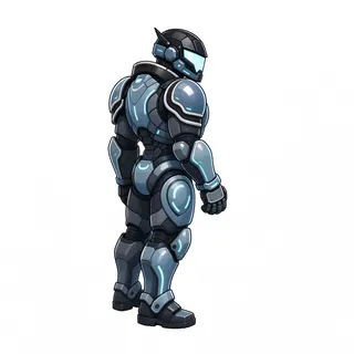 original adult armored enemy, facing east
