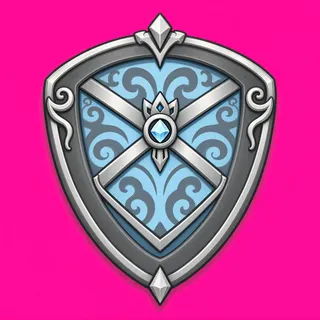 shield, ornate design