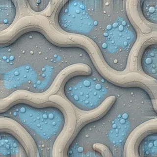 dust-covered bank sediment