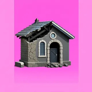 damaged small dwelling