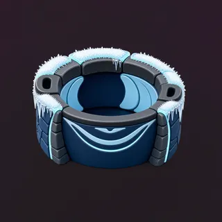 frosted campfire ring