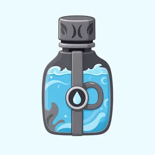 water flask, plain design