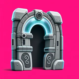 frosted archway
