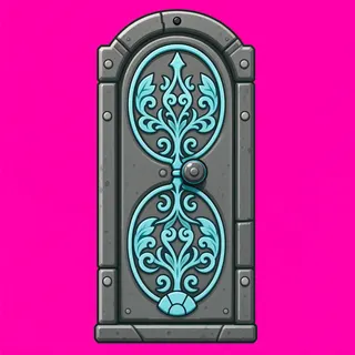 door, ornate design