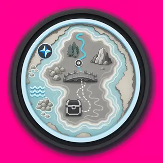 treasure map, rare accent design