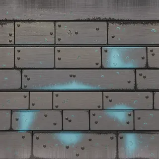 damp weathered plank floor