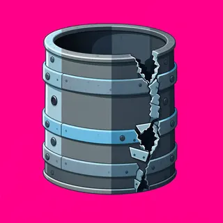 damaged barrel