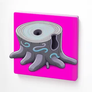 clean tree stump
